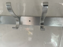九牧（JOMOO） 厨卫挂件浴室厨房挂钩实心加厚挂衣钩衣帽钩墙挂卫生间挂钩 【免钉/亮银】45cm | 6排凤尾挂钩 实拍图