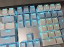 达尔优（dareu）EK815pro机械键盘 有线游戏键盘98配列 多媒体旋钮拼色键盘 白蓝色 梦遇hifi轴 实拍图