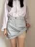婷美高腰收腹安全内裤10A抗菌桑蚕丝底档女防走光连衣裙内搭肤 XL 实拍图