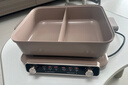 美的（Midea）火锅专用锅 电火锅 鸳鸯锅 5分钟分区速沸8L分体式0氟钛陶多功能锅电煮锅火锅锅HGS352866 实拍图