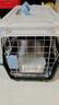 宠物航空箱猫咪空运包猫笼猫包狗狗托运便携车载猫箱子 灰色大号【48*32*30cm】 航空箱 实拍图