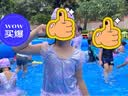 佑游儿童泳衣女孩泡温泉泳衣小童婴幼儿连体游泳三件套31605美人鱼2XL 实拍图