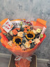 爱花居同城鲜花速递向日葵鲜花花束生日礼物成人礼全国同城配送毕业花束 【心想事橙】|MTJ11 实拍图