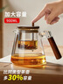 TEAHUE飘逸杯玻璃茶壶泡茶神器茶壶飘逸泡茶壶茶水分离泡茶杯功夫茶具 实拍图