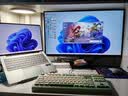 惠普K120 有线发光游戏键盘笔记本家用电脑游戏办公通用 电竞外设游戏键盘87键背光键盘 绿色三拼 实拍图