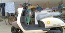 新日（Sunra）电动摩托车 丽曼电动车60v5块铅酸电池76km长续航大踏板电动车通勤代步棕 实拍图