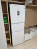 西门子（SIEMENS）306升大容量独立式D1三门冰箱 小户型家用 风冷无霜 控湿保鲜 智能速冷速冻  (白色) KG32HA22EC 实拍图