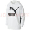 彪马 PUMA 女子 生活系列 Classics Logo Hoody Regul 运动 卫衣 599197 02 彪马白 M码 （亚洲码） 实拍图