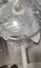 三禾微纳无涂层不粘炒锅不锈钢炒菜锅无油烟含钛锅具32cm雾月白配钢铲 实拍图