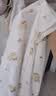 多嘻噜卡婴儿衣服夏季宝宝连体衣短袖爬服透气外出服  浅黄咖熊 90cm 实拍图