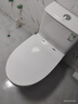 九牧（JOMOO）马桶家用一级水效防臭卫浴虹吸式马桶坐便器大冲力抗菌卫生间坐厕 无棱内壁【升级50大管径】11396 400坑距(2515城包安装) 实拍图