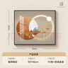 集简季轻奢电表箱装饰画现代配电箱餐厅电闸箱开关遮挡挂画 福禄相迎 实拍图