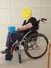 康扬手动轮椅轻便可折叠可登机居家老年人专用人体工学坐垫KM-1502 实拍图