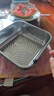 【网红品】不锈钢保鲜盒带盖子全密封冰箱收纳盒户外便当饭盒餐盒 天蓝色单件装2500ml 实拍图
