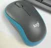 罗技（Logitech）MK275 键鼠套装 无线键鼠套装 办公键鼠套装 全尺寸 商务键鼠套装 带无线2.4G接收器 黑蓝色 实拍图