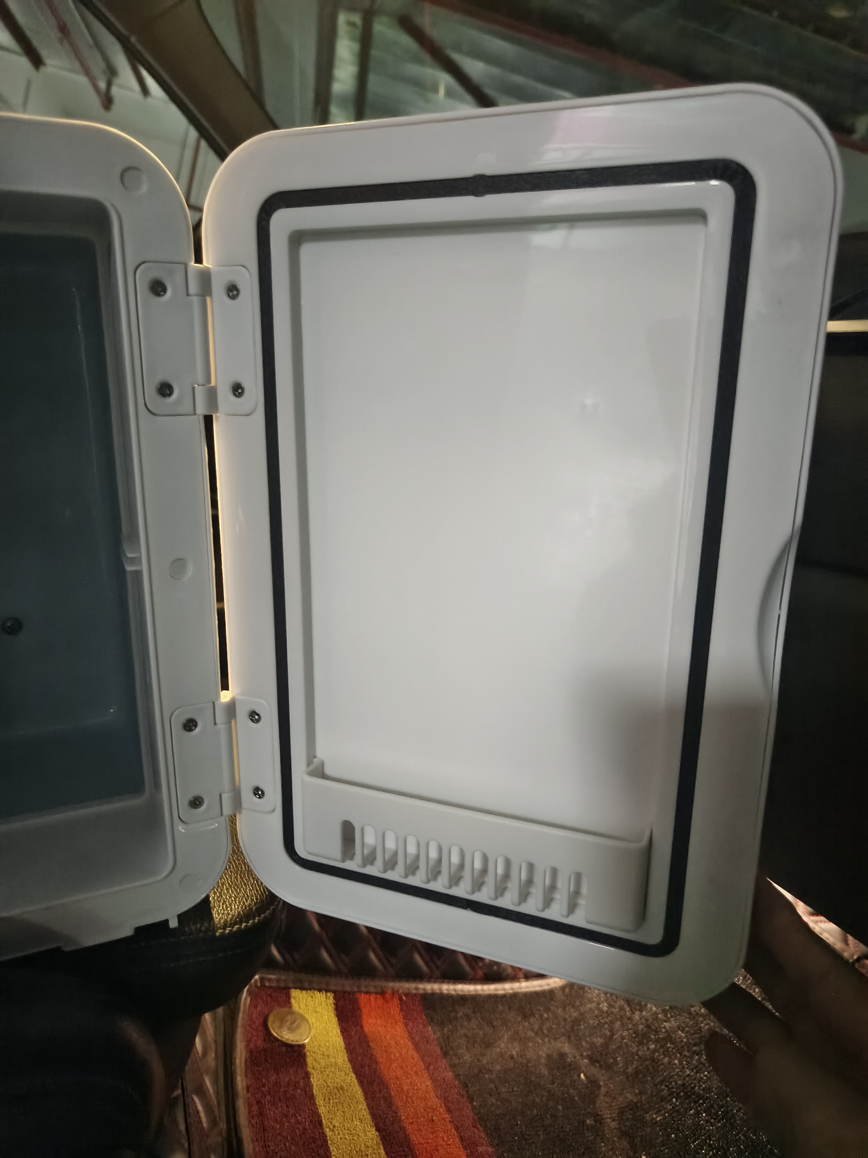 美的（Midea）小冰箱车载冰箱5L车家两用学生宿舍办公室储奶饮料冷藏加热冰箱 实拍图