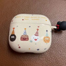 Smorss适用AirPods4保护套苹果四代保护套无线蓝牙耳机保护壳 全包防摔减震防尘卡通男女高级感软壳 饼干 实拍图