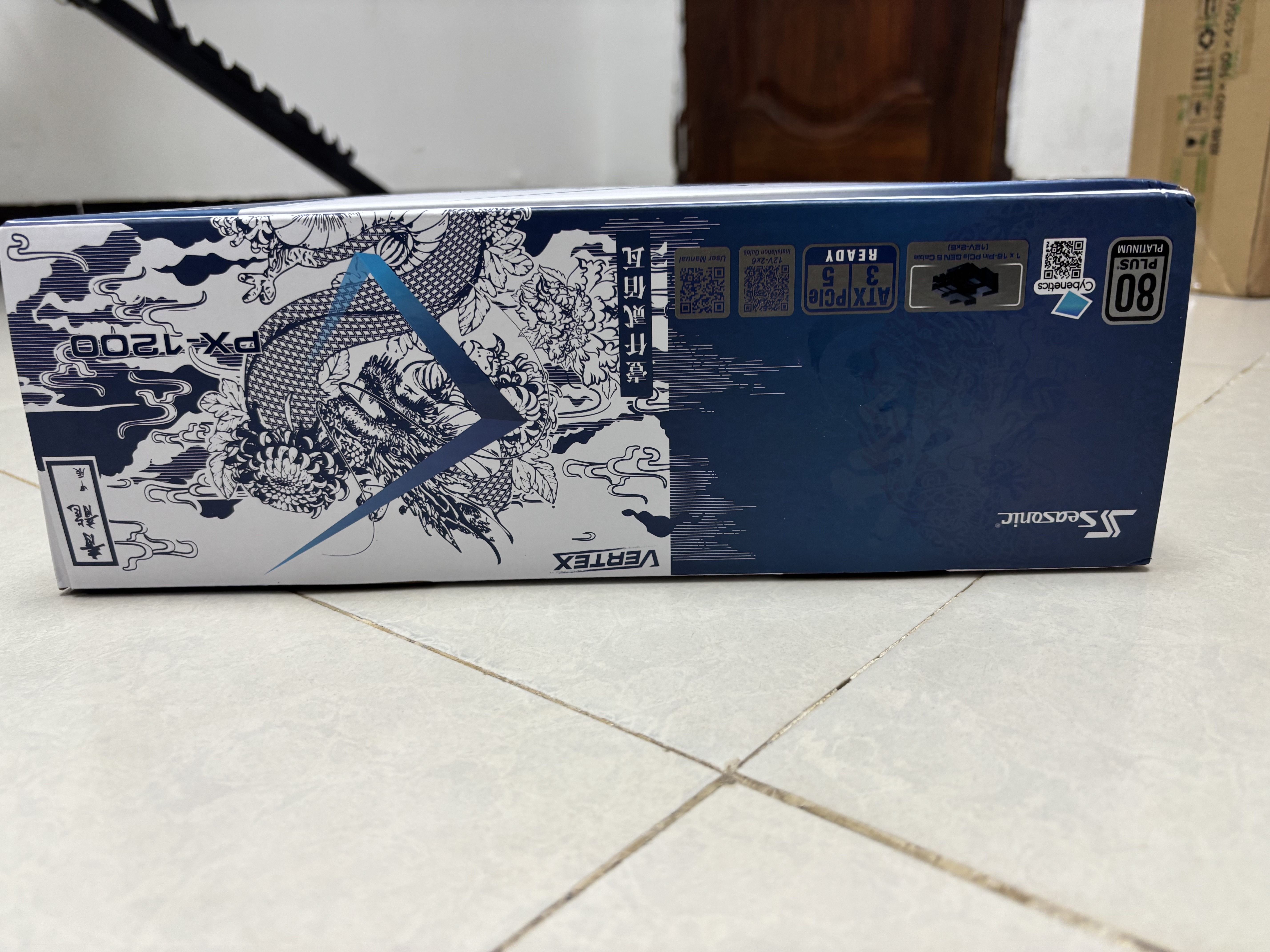 海韵（SEASONIC）【青龙限定版】1200W 白金级全模 电脑电源｜主题美学｜ATX 3.1｜支持RTX 5090/9070显卡 实拍图