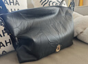半坡饰族（bampo）【何宣林同款】中号绵绵包hobo托特包头层牛皮大容量单肩斜挎包软 墨碳黑（中号升级拉链款） 实拍图