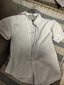 杉杉儿童短袖衬衫男童女童白衬衣中大童表演出服学生校服班服 白色140 实拍图