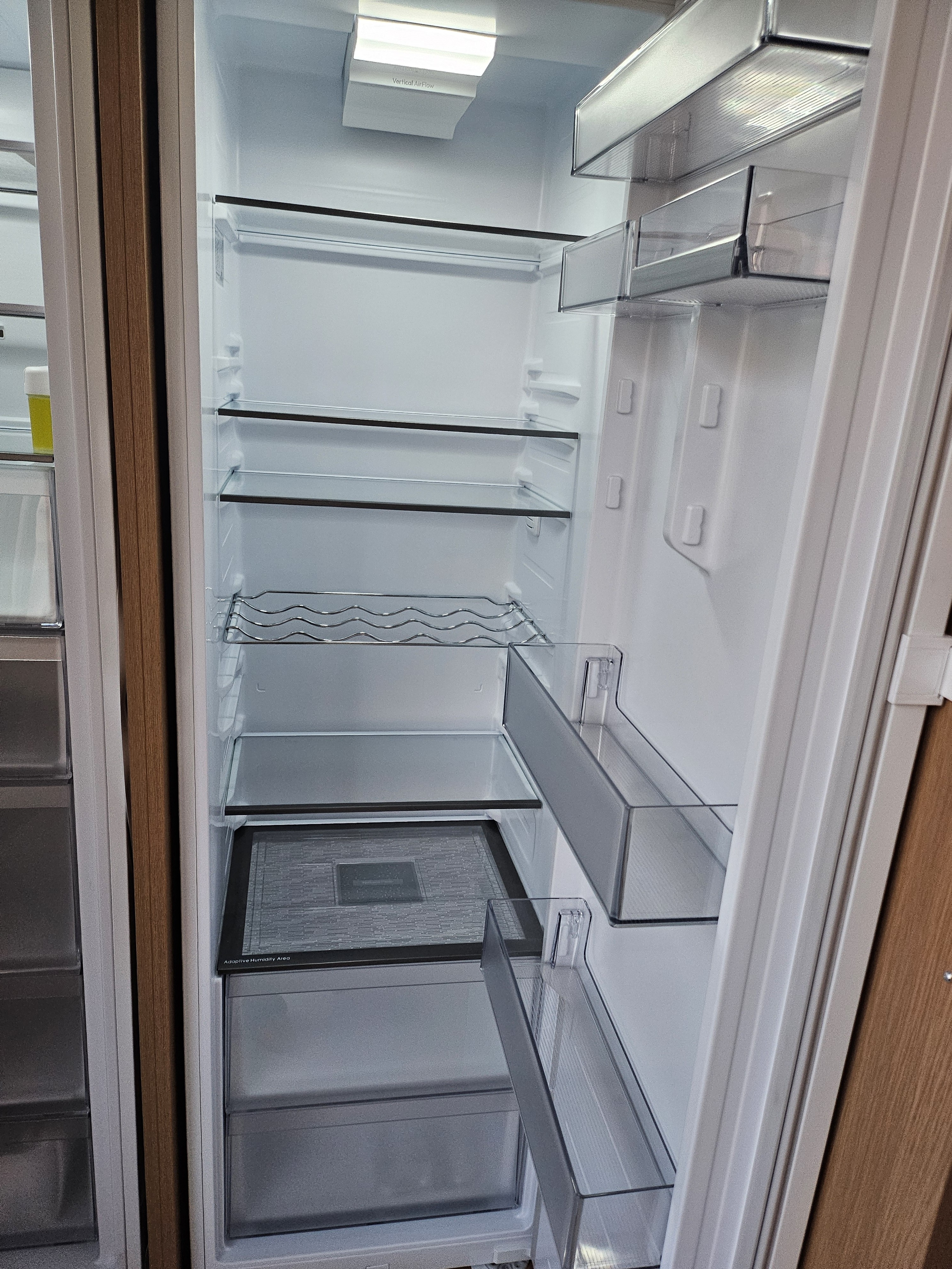 海尔新款【玉兰花】全嵌入式冰箱对开门全冷藏全冷冻冰箱一级能效内嵌镶嵌式变频风冷无霜超薄双开门 冷藏+冷冻组合 实拍图