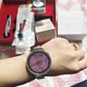 华为（HUAWEI）【镂空四叶草限定】华为原装手表WATCH GT6智能运动防水卵巢华为女士2026新款蓝牙通话腕表情绪检 浮光白【平纹镂空四叶草】车厘子浅金扣红花 实拍图