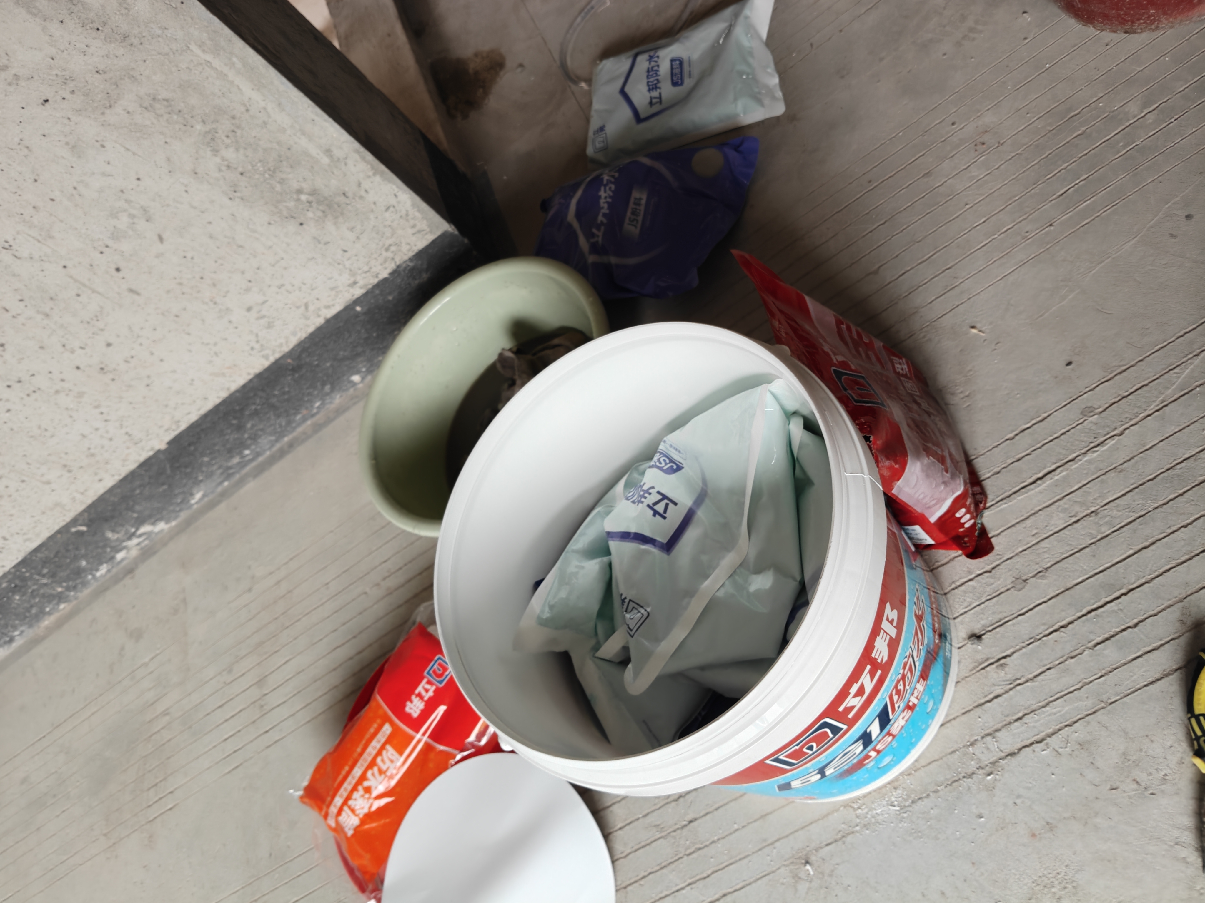 立邦防水涂料堵漏王防水胶卫生间厨房阳台防水浆料快涂宝五合一 18KG 实拍图