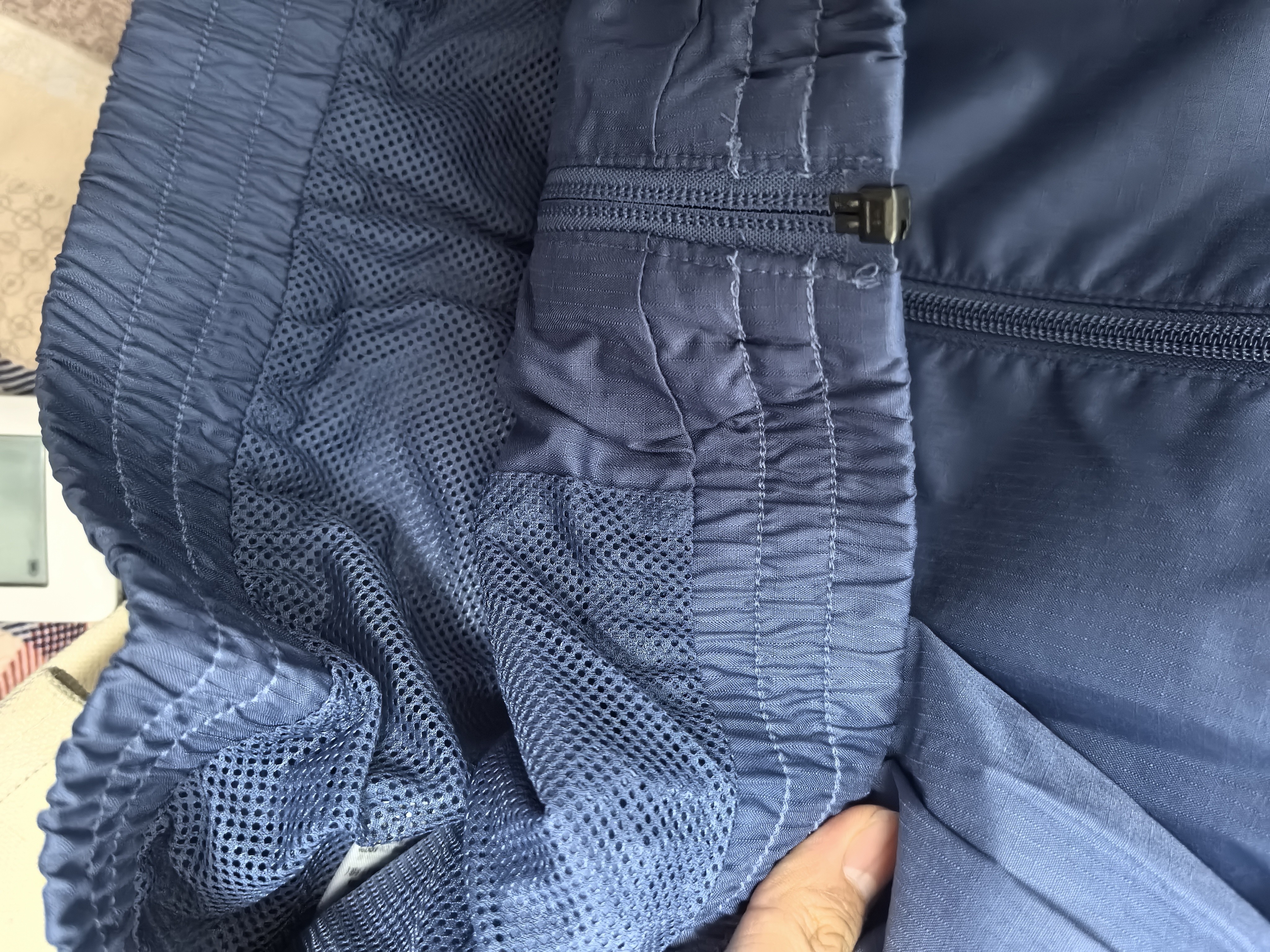 adidas宽松日常舒适运动夹克外套男女春季新款阿迪达斯官方三叶草   深蓝（推荐选大一码)   XL 实拍图