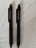 晨光（M&G）文具热可擦中性笔 经典按动子弹头黑色水笔0.5mm 小学生用热敏摩擦签字笔 10支/盒AKPH3204A 实拍图