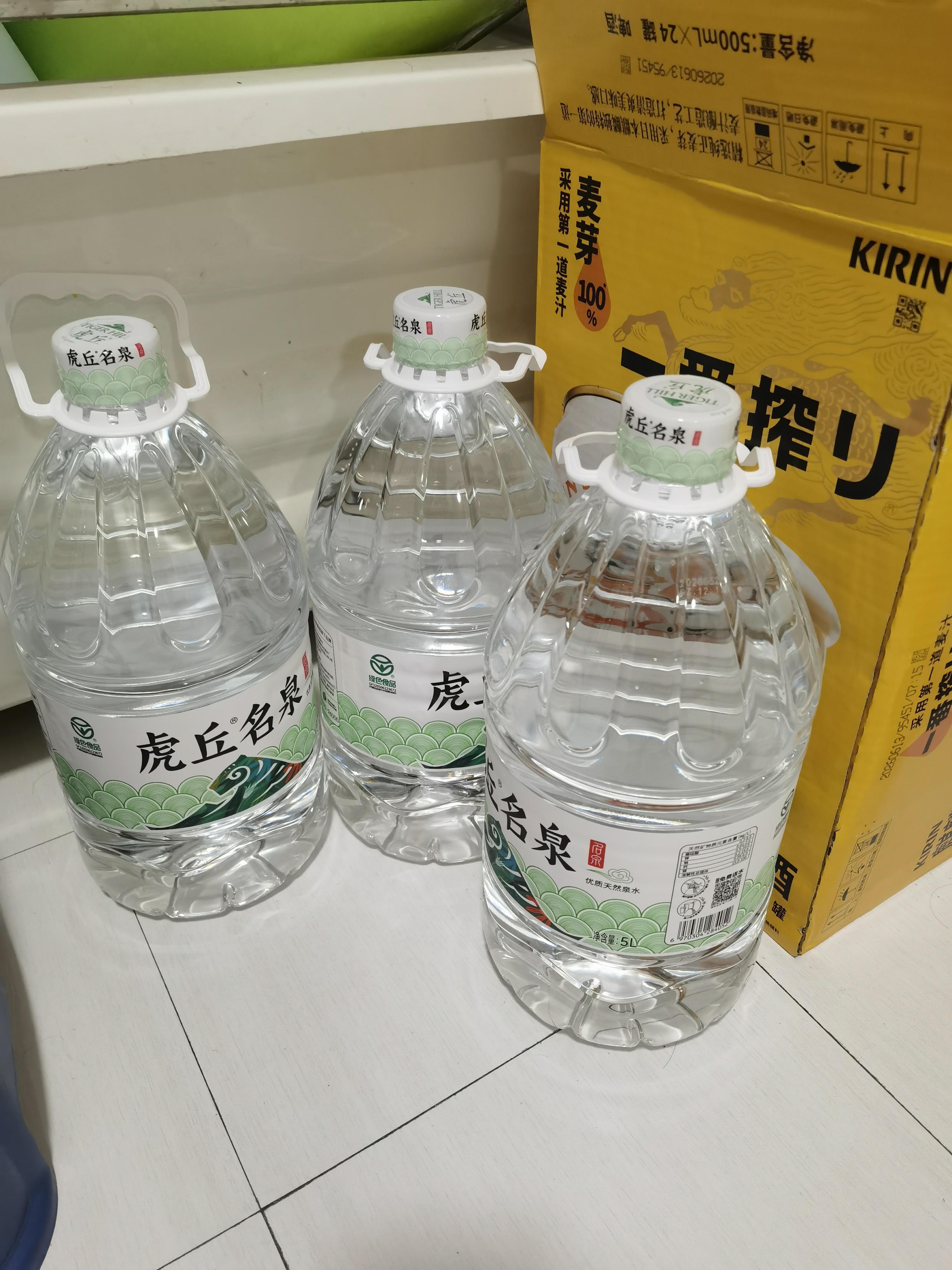 洞庭山 虎丘名泉饮用天然泉水5L*4桶 桶装水 淡矿软水 煮饭泡茶大桶装 实拍图