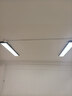 灯灵办公室吊线灯LED长条灯吸吊两用超亮节能办公写字楼超市商场工程工业专用平板灯 黑框直角120x20cm48W 白光 实拍图