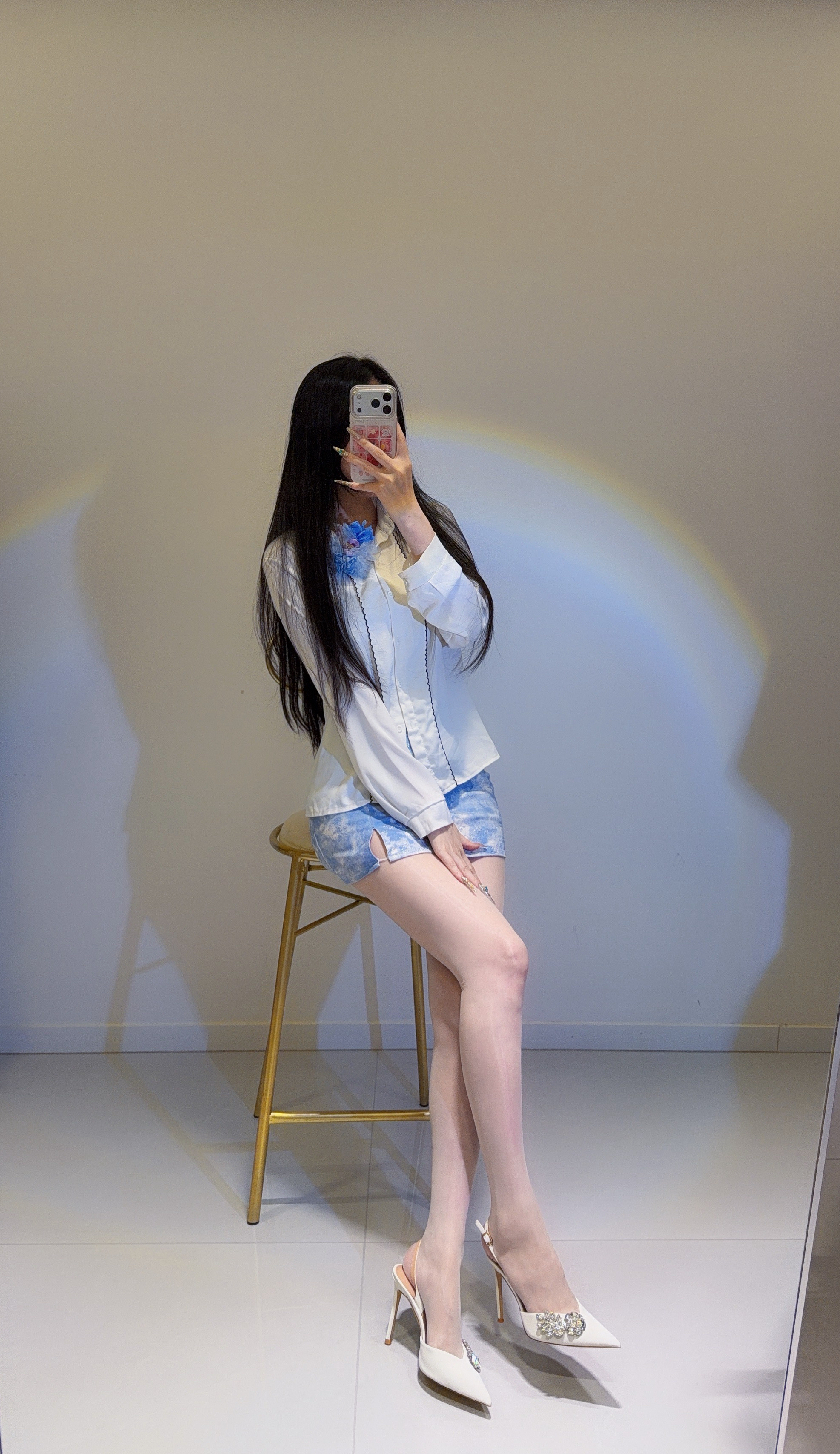 涞觅润丝【融化】巧克力丝袜超薄网纱无缝性感透明丝滑连裤袜 玉色 M码 实拍图