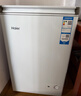 海尔（Haier）100L单温冰柜小型家用小冰柜减霜一级能效冷藏冷冻转换深冷冷柜小冰箱BC/BD-100GHW9D 实拍图