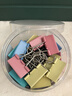 齐心【热门商品】24只32mm彩色长尾票夹燕尾夹3#中号金属夹票据文件夹子文具办公用品价保24只/筒EB453 实拍图