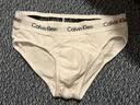 Calvin Klein内衣【吸湿速干】男士三条装提花ck棉质微弹舒适贴身三角内裤男 998-太空黑/椰青灰/月光白 3条 S 实拍图