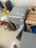 志高（CHIGO）小冰箱迷你小型家用冷藏冷冻两用宿舍出租房用双门办公室电冰箱节能省电 【一级能效】82L银色【全国联保丨节能省电】 实拍图