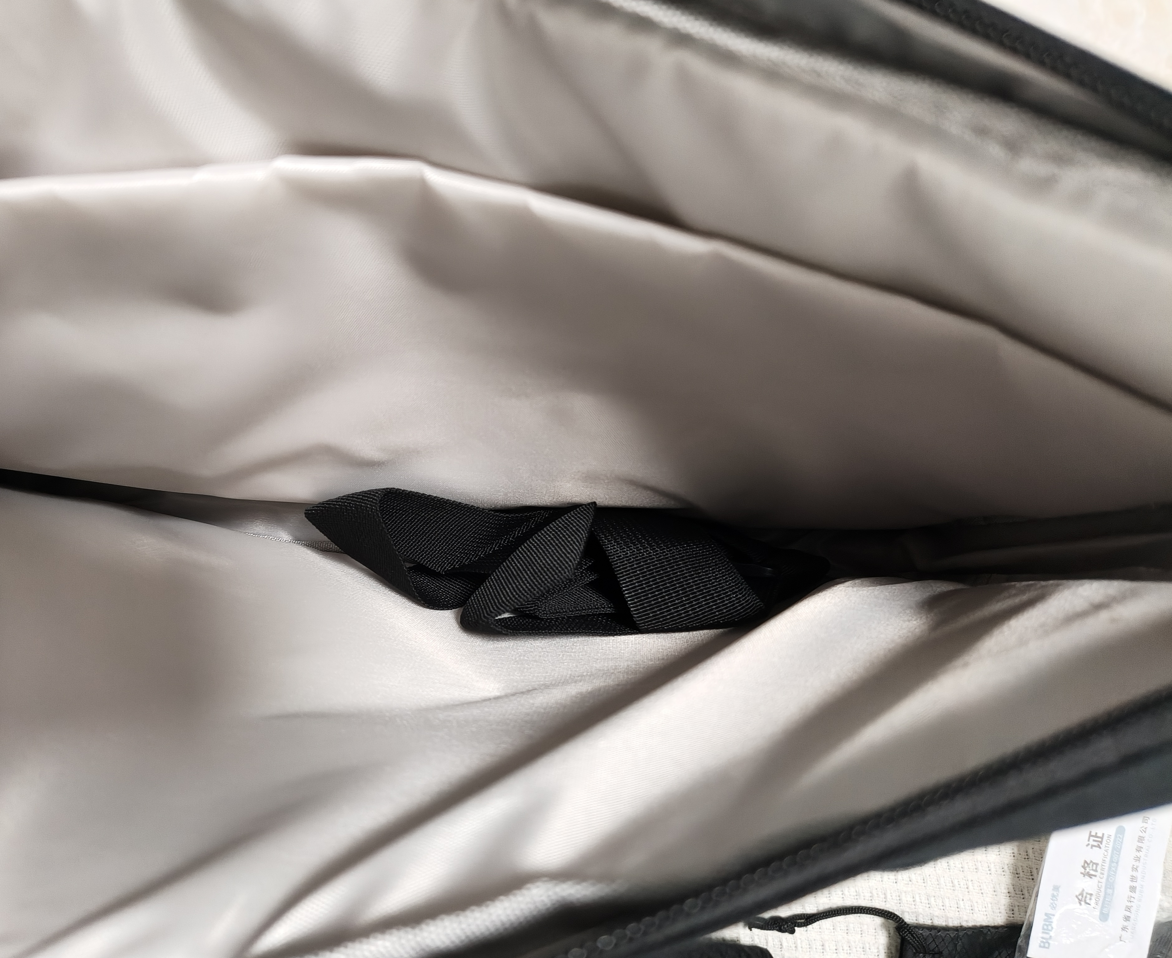 BUBM笔记本电脑包手提14英寸男适苹果MacBook华为商务出差电脑公文包 实拍图