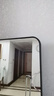 全品屋全身镜穿衣镜落地镜挂门服装店试衣壁挂镜一体简约北欧风黑150 实拍图