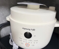 九阳（Joyoung）电炖锅多盅炖锅 低脂微压隔水炖锅3-4人用煲汤炖汤煮粥燕窝炖盅 家用三胆2.8L白瓷上蒸下炖GD187L 实拍图