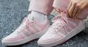 adidas COURTBEAT场下休闲篮球风板鞋男女阿迪达斯官方轻运动   白色/沙棕粉   36 实拍图