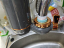 美的（Midea）净水器水龙头过滤器家用自来水滤水器直饮前置过滤器厨房卫生间通用除水垢除余氯双出水可清洗滤芯 一机七芯【五年免换芯】 实拍图
