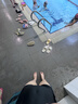 李宁（LI-NING）泳衣女士连体平角专业运动聚拢遮肚显瘦温泉度假泳衣1251黑L 实拍图