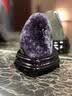 冰珂晶石中秋礼物晶石乌拉圭天然紫晶洞簇块 原矿石紫水晶摆件财运纳福摆 晒单实拍图