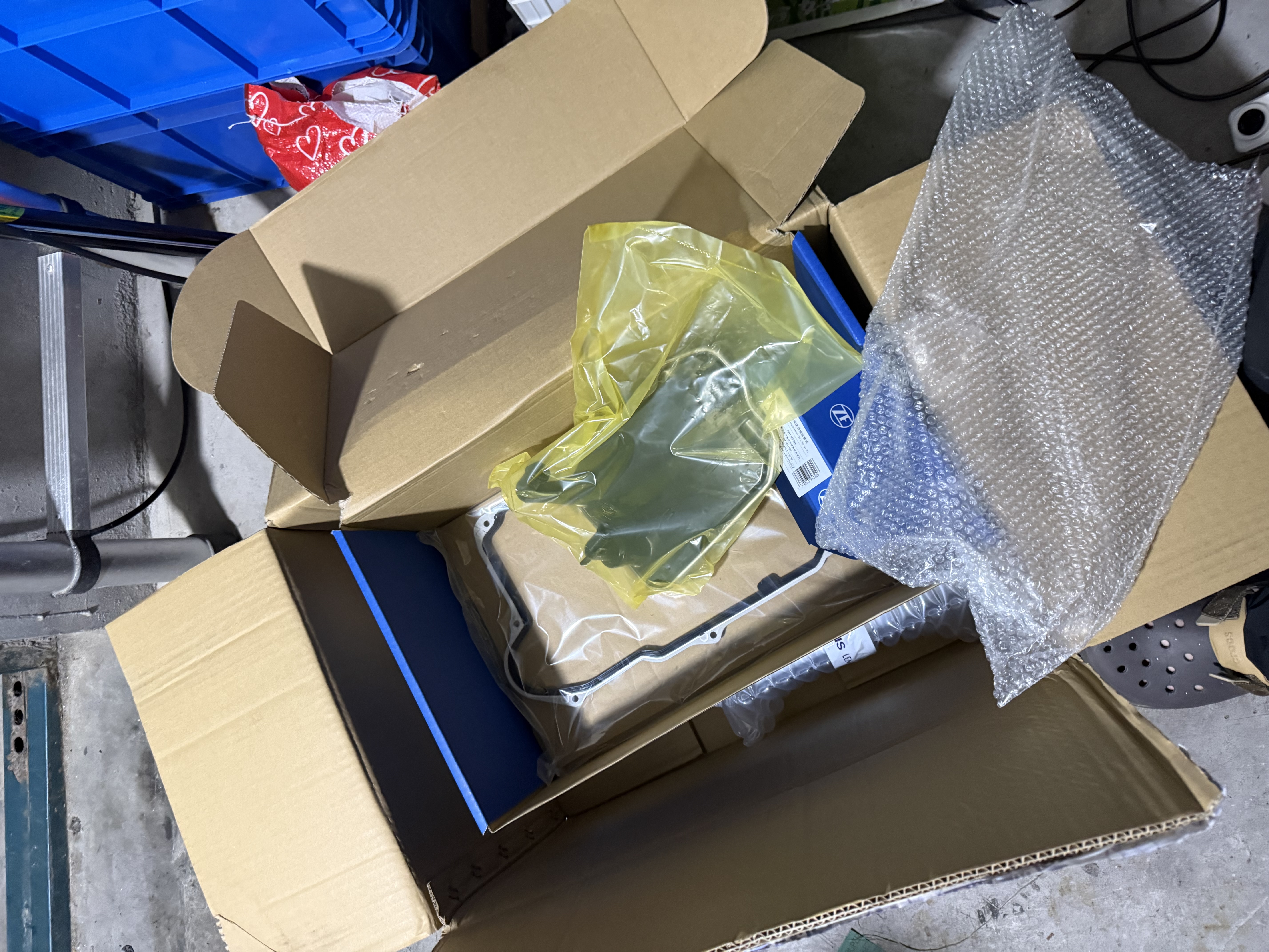 采埃孚（ZF）双离合变速箱滤网滤芯密封垫换油套装奔驰A180/200/B200/GLA 6升 实拍图