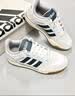 adidas ENTRAP美式校园风运动少年感复古篮球风板鞋男女阿迪达斯   白色/黑色   40 实拍图