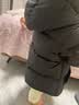 保姆鹅 儿童羽绒服宝宝短款加厚白鸭绒外套男童女童保暖防风冬[NG2637] 黑 120 实拍图