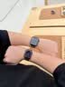 Apple/苹果 Watch S11 智能手表GPS款46毫米亮黑色铝金属表壳黑色运动型表带M/L MEVH4CH/B 实拍图
