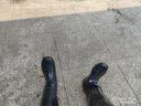 胜丽 雨鞋高筒防水鞋户外雨天耐磨胶鞋不易滑雨靴黑色39码 1双 实拍图