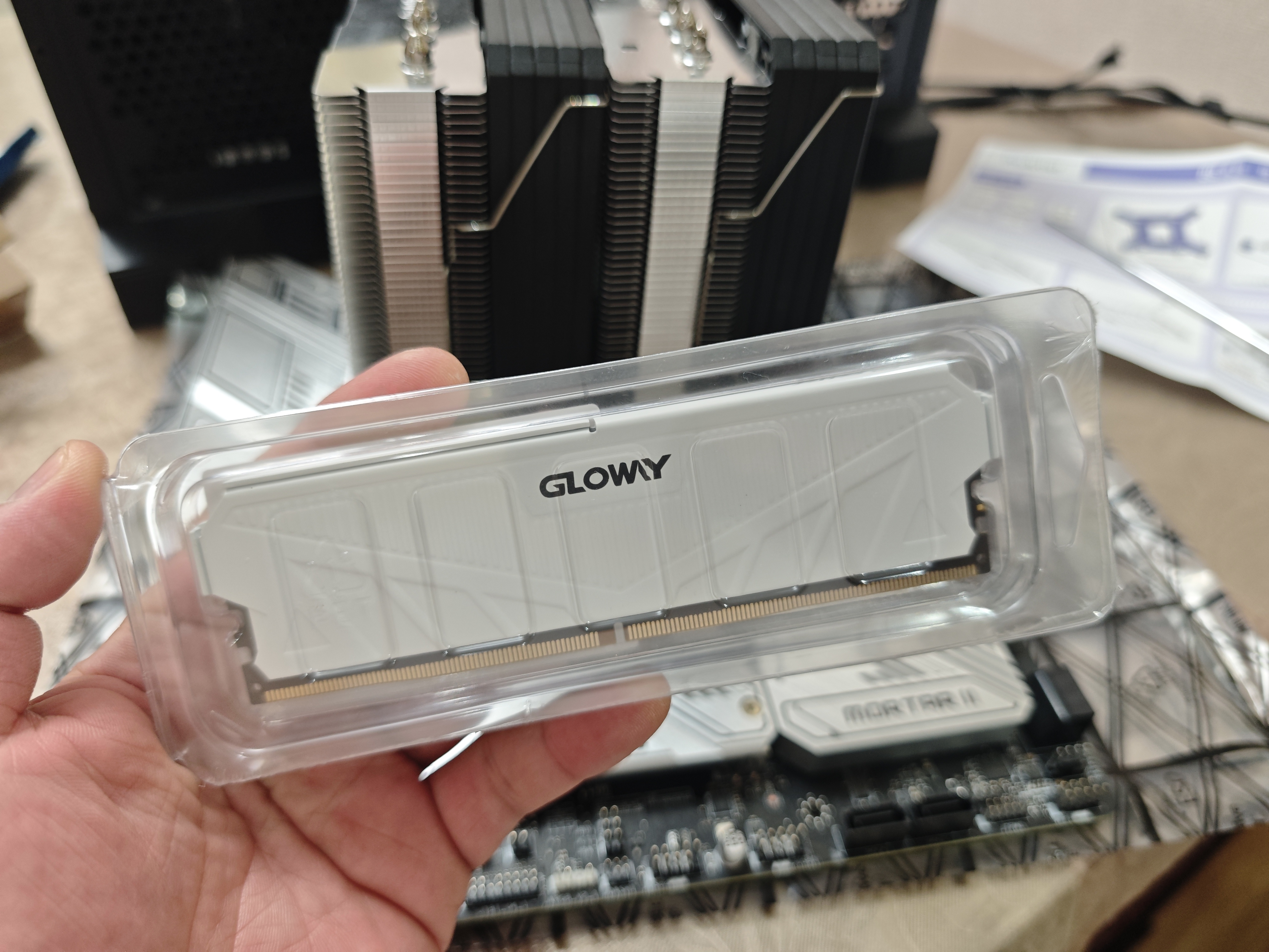 光威（Gloway）16GB DDR5 5600 台式机内存条 天策 马甲条 精选颗粒 CL46 皓月白 AI电脑配件升级 实拍图