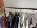 衣架成人加粗防滑加厚学生宿舍无痕挂衣架家用衣服晾衣架撑子衣挂 40cm升级款 凹槽带钩（四季款） 20支装（颜色随机） 实拍图